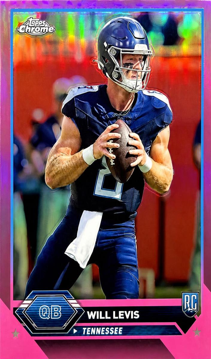 2023 Topps Composite Football Pink Refractor Will Levis #4