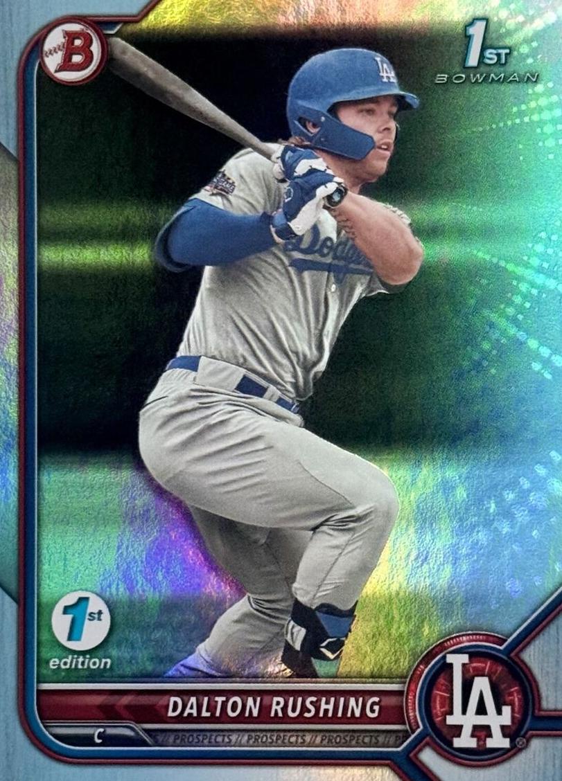 2022 Bowman Draft Baseball Sky Blue Dalton Rushing #BDC-84