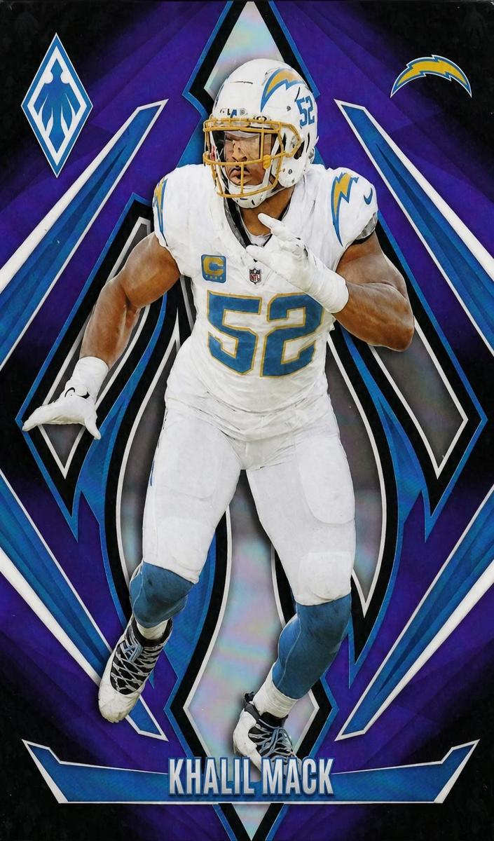 2024 Panini Phoenix Football Purple Fade Khalil Mack #95