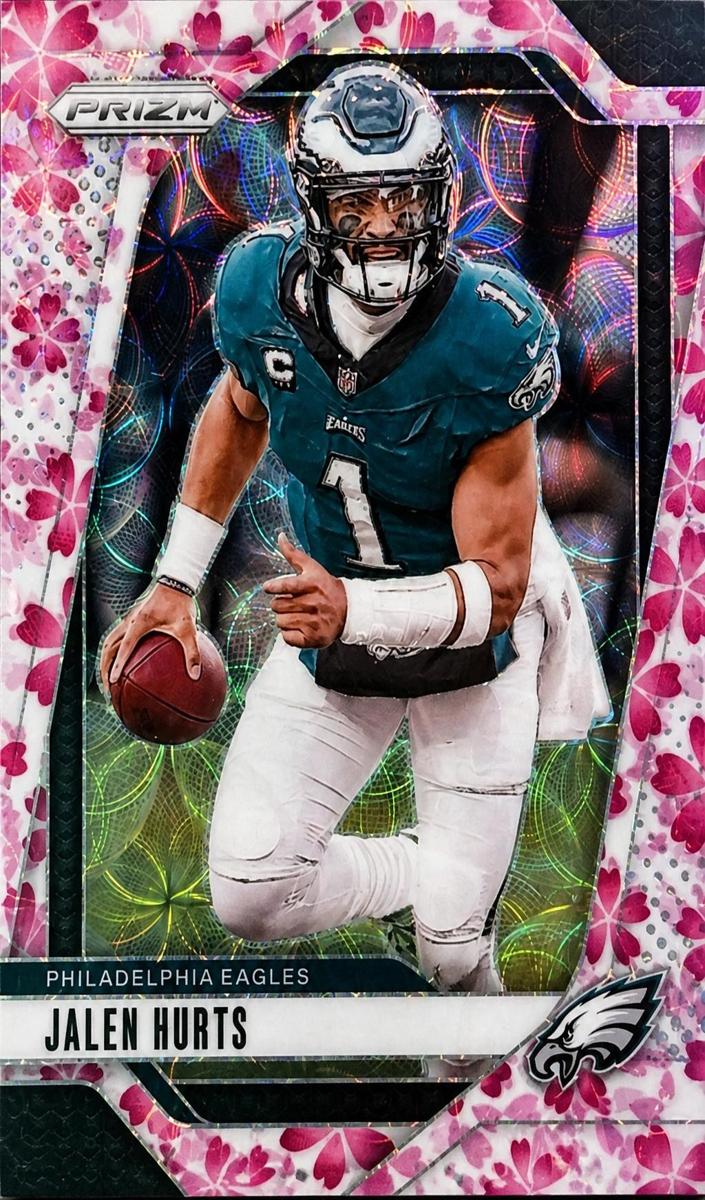 2024 Panini Prizm Football Choice Cherry Blossom Jalen Hurts #231 PSA 8.5