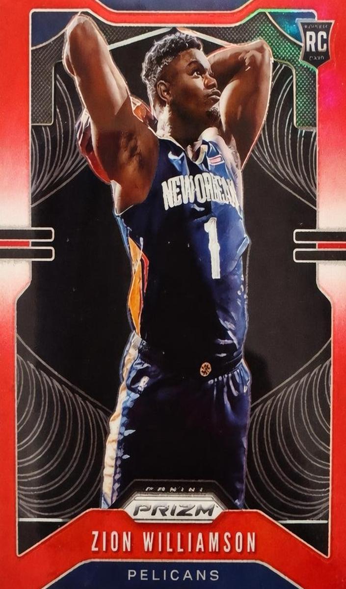 2019 Panini Prizm Basketball Red Zion Williamson #248