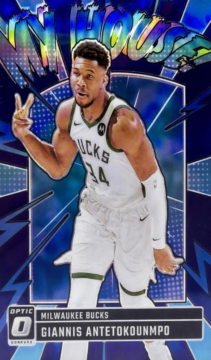 2024 Donruss Optic Basketball Purple Giannis Antetokounmpo #5 PSA 10