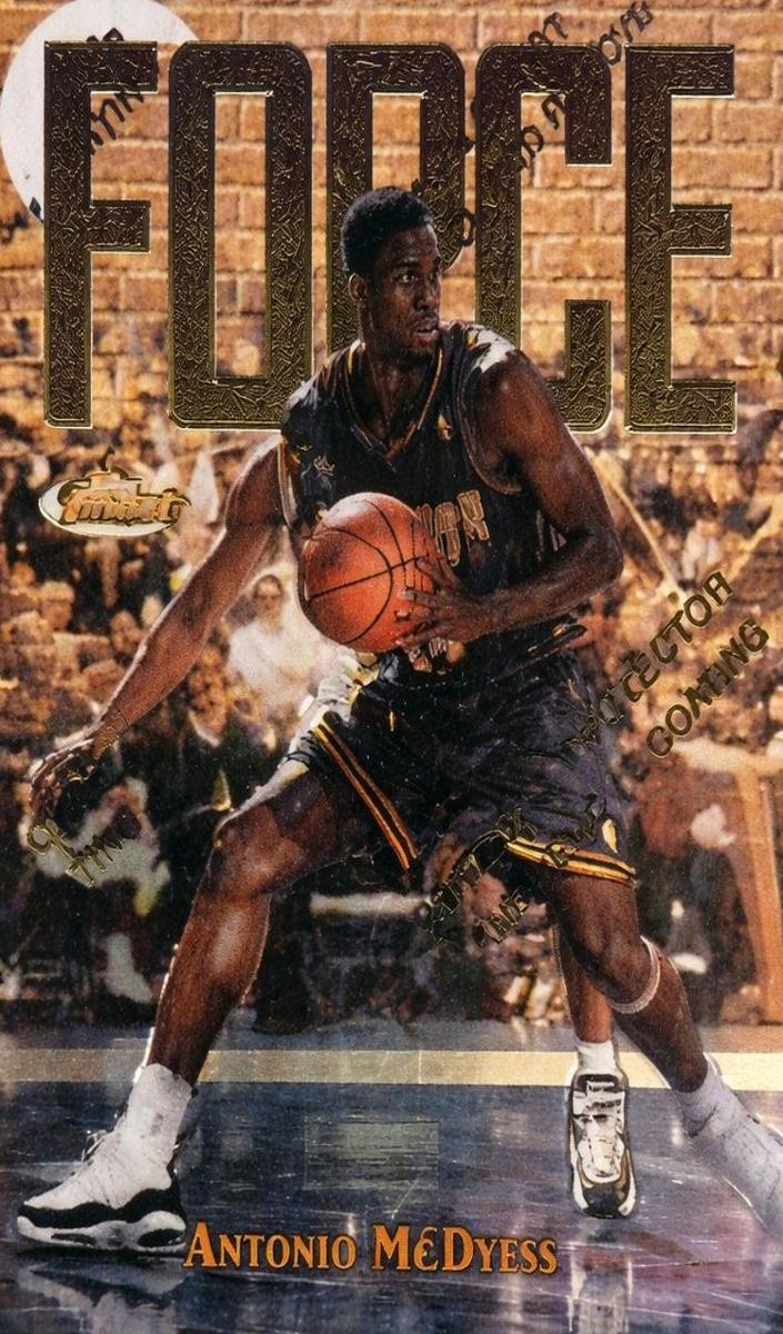 1997 Topps Finest Basketball Antonio McDyess #168 PSA 9