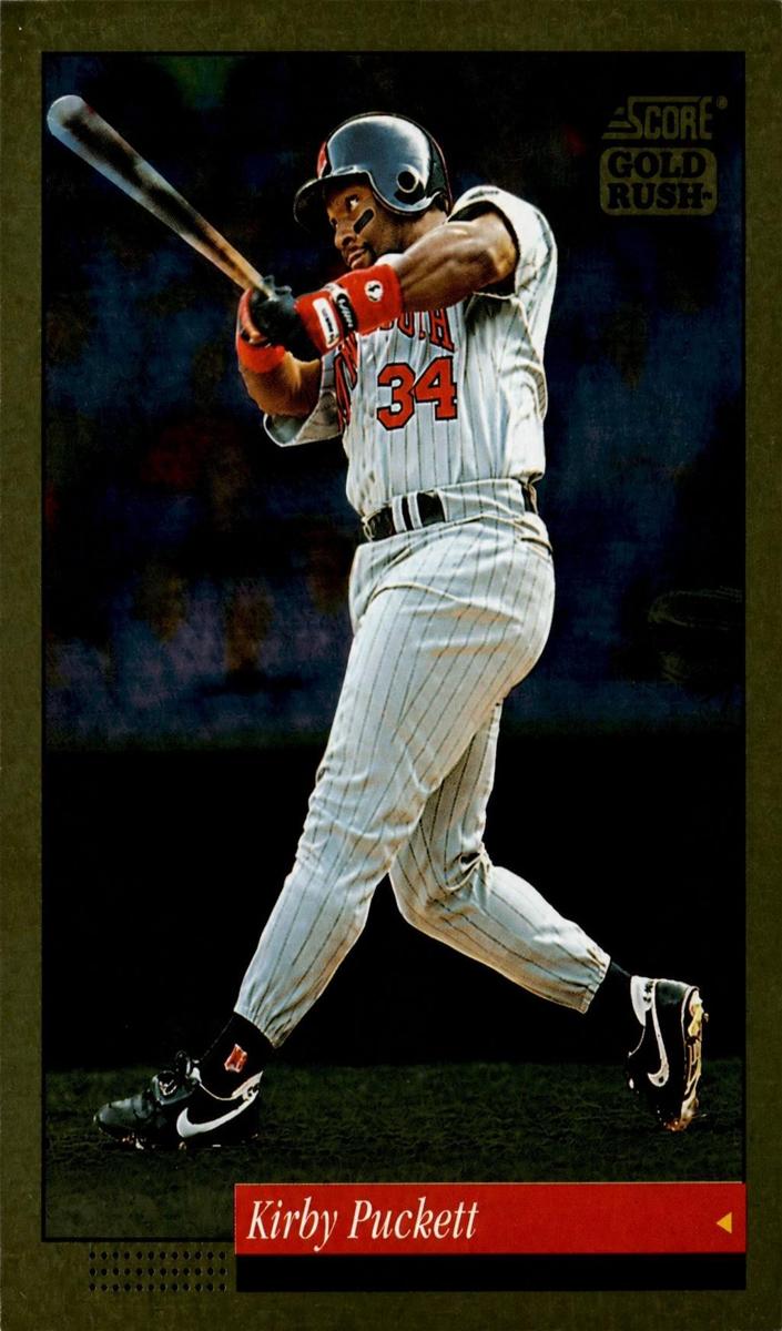 1994 Score Baseball Gold Rush Kirby Puckett #21 PSA 9