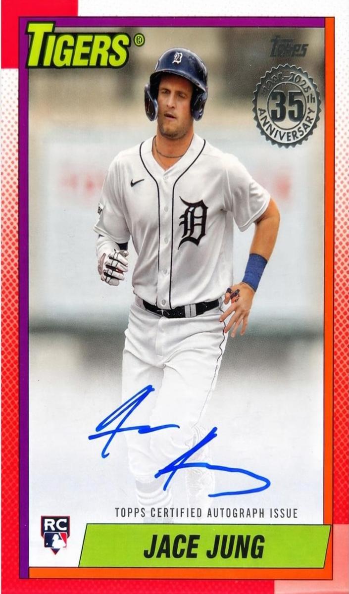 2025 Topps Baseball Jace Jung #90A-JJU PSA 10