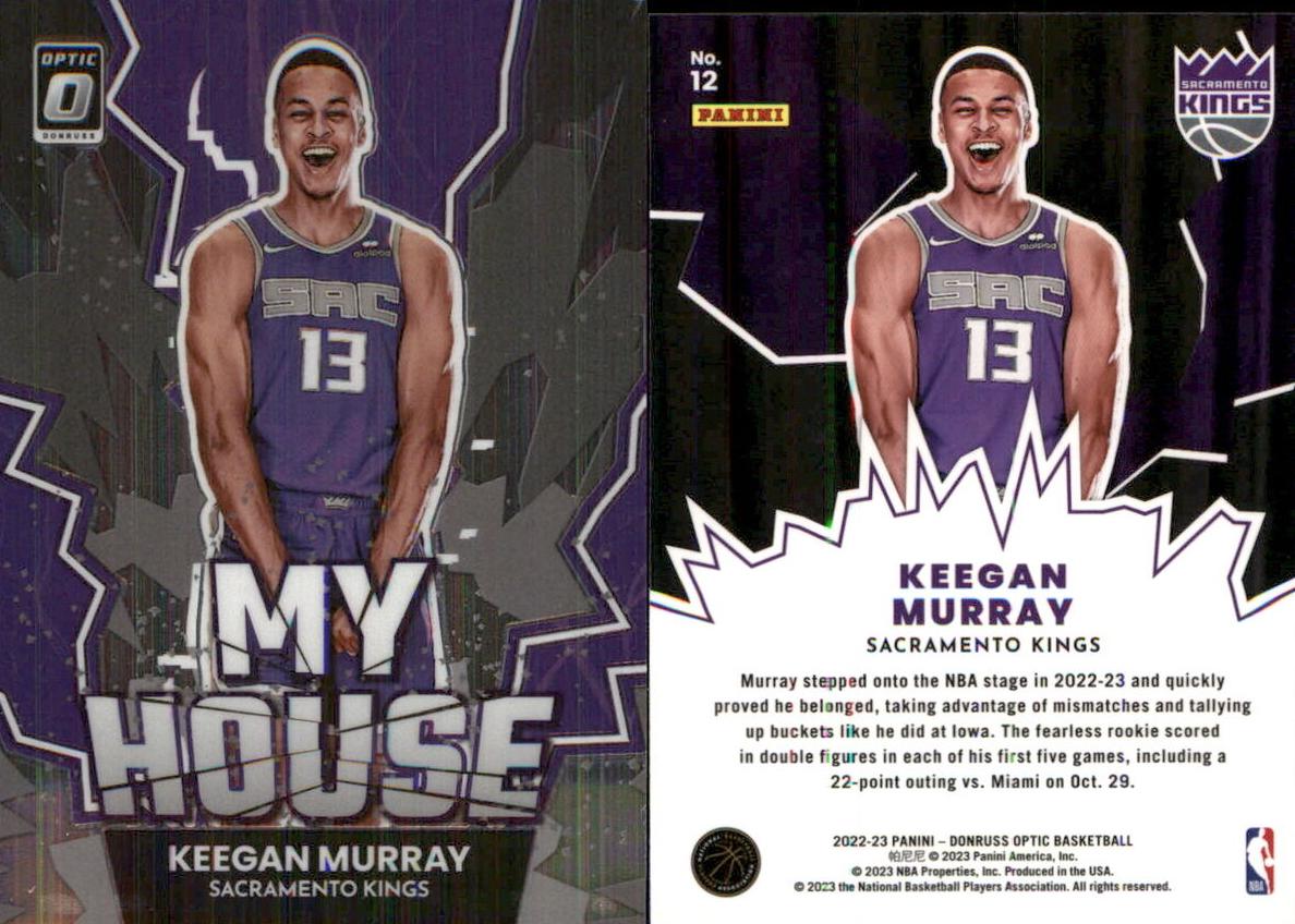 2022 Donruss Optic Basketball Keegan Murray #12 PSA 10