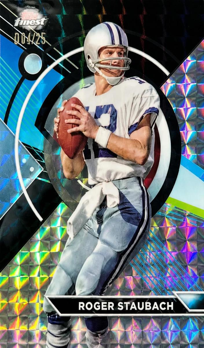 2023 Topps Composite Football Black Geometric Roger Staubach #178
