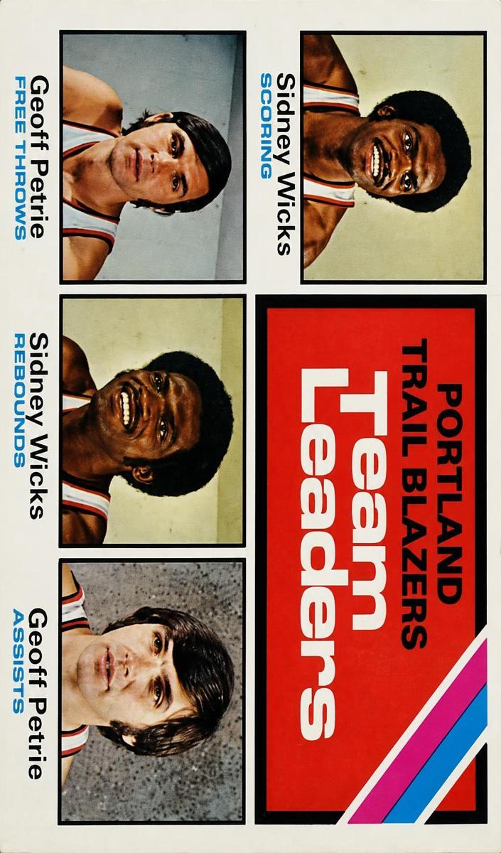 1975 Topps Basketball Portland Trail Blazers Team Leaders #131