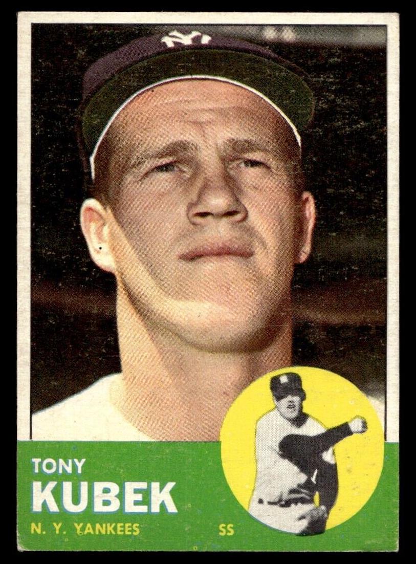 1963 Topps Baseball Tony Kubek #20