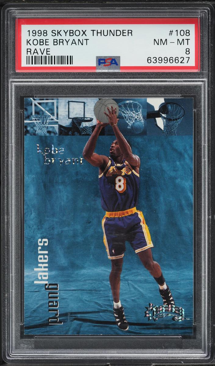 1998 Skybox Thunder Basketball Rave Kobe Bryant #108 BGS 8.5
