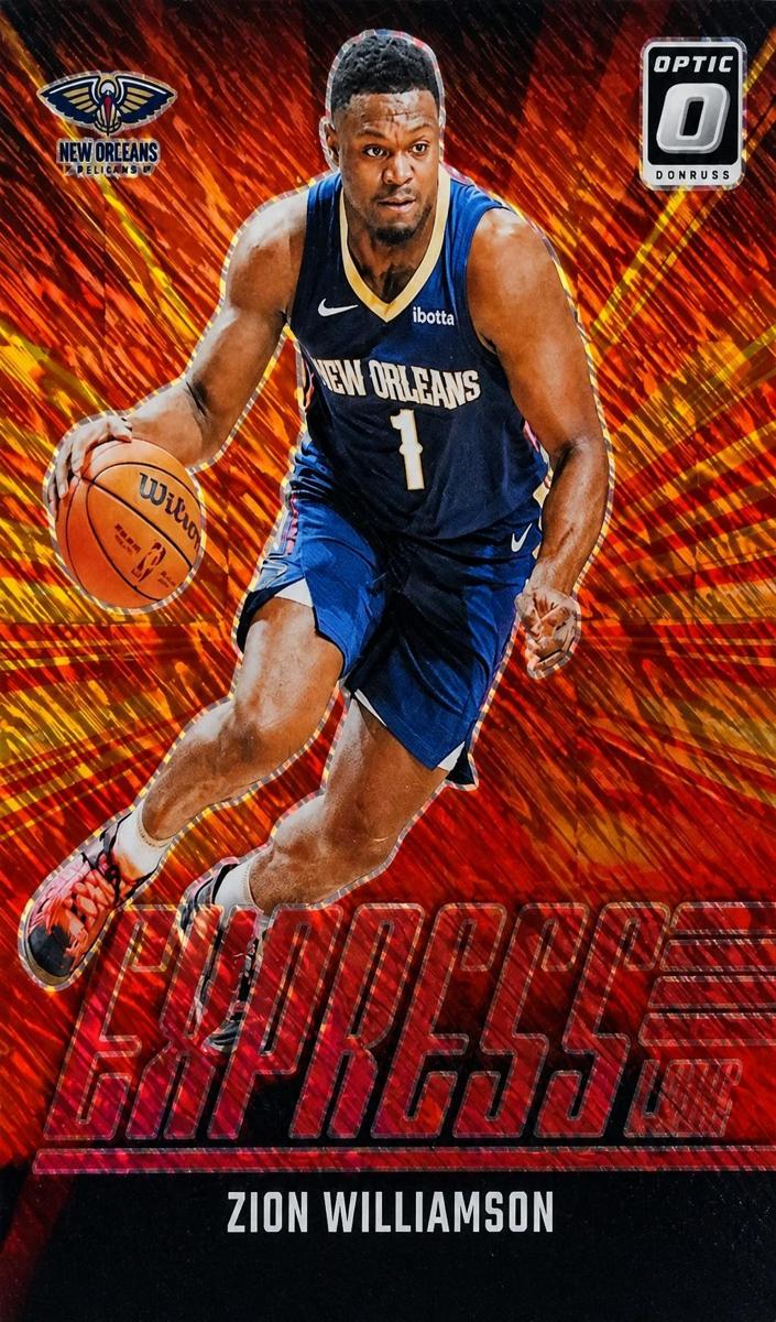 2024 Donruss Optic Basketball Red Shimmer Zion Williamson #20