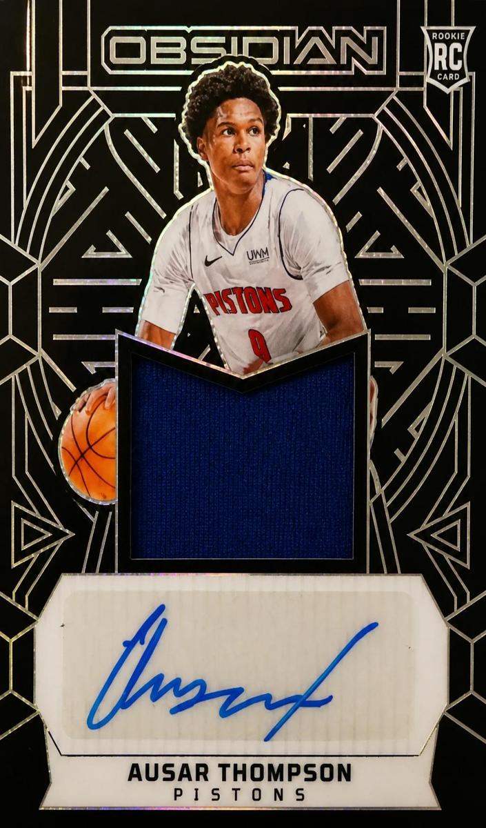 2023 Panini Obsidian Basketball Ausar Thompson #RJI-ASR PSA 8.5