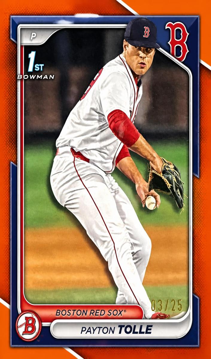 2024 Bowman Draft Baseball Orange Payton Tolle #BD-63 PSA 9
