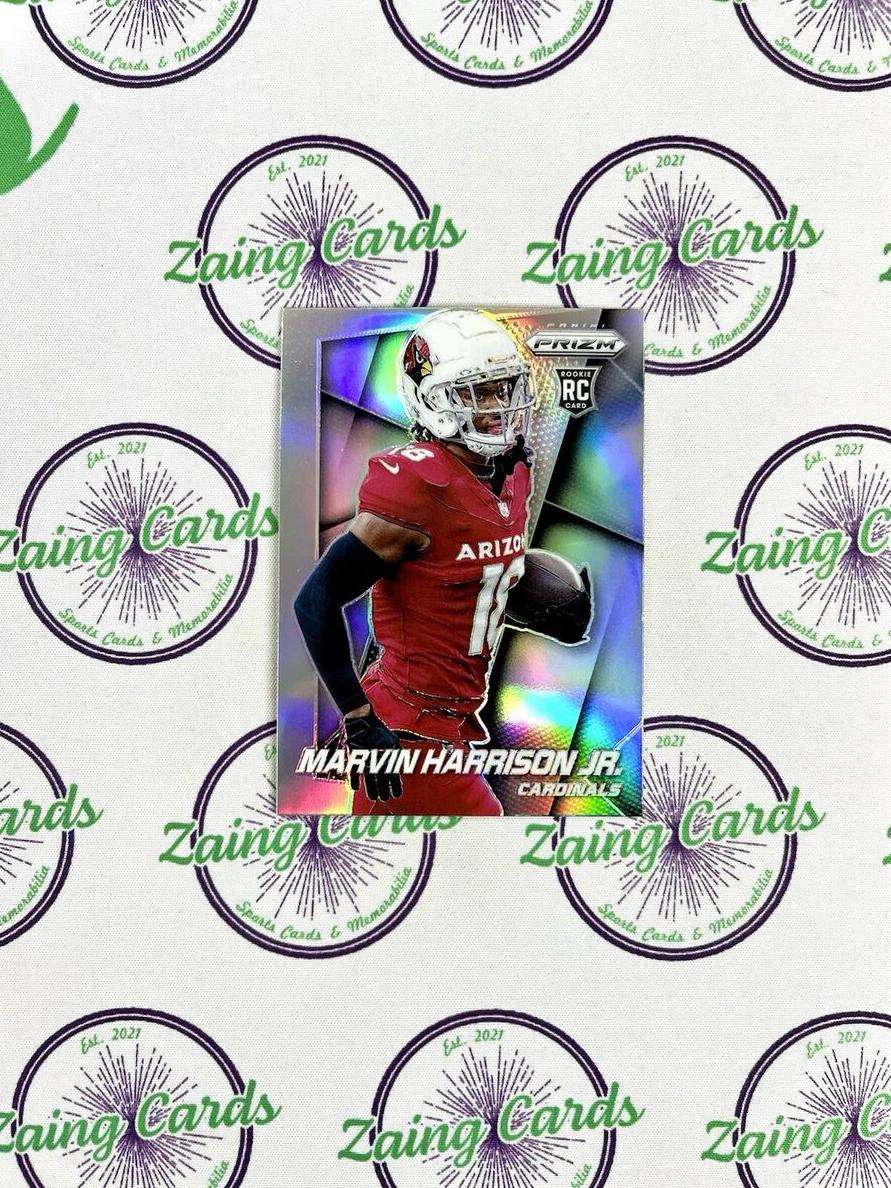 2024 Panini Prizm Football Silver Marvin Harrison Jr. #4 PSA 9