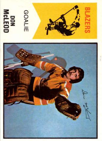 1974 O-Pee-Chee WHA Hockey Don McLeod #48