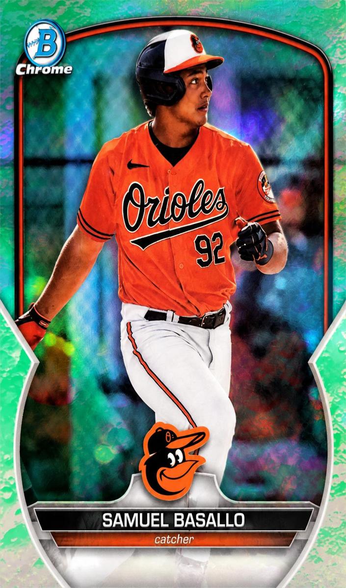 2023 Bowman Draft Chrome Baseball Lunar Glow Samuel Basallo #BDC-179 PSA 10