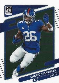2021 Donruss Optic Football Saquon Barkley #16 PSA 9