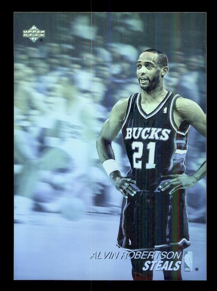 1991 Upper Deck Basketball Alvin Robertson #AW2 PSA 9