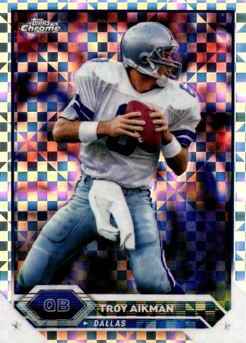 2023 Topps Composite Football X-Fractor Troy Aikman #29