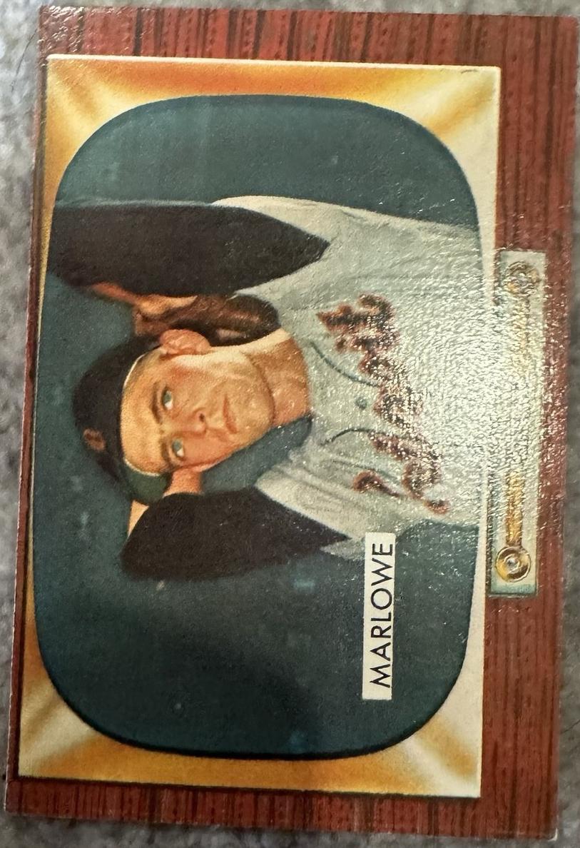 1955 Bowman Baseball Dick Marlowe #91