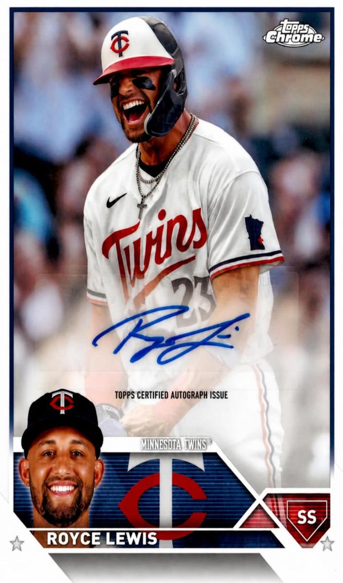 2023 Topps Chrome Update Baseball Refractor Royce Lewis #AC-RL