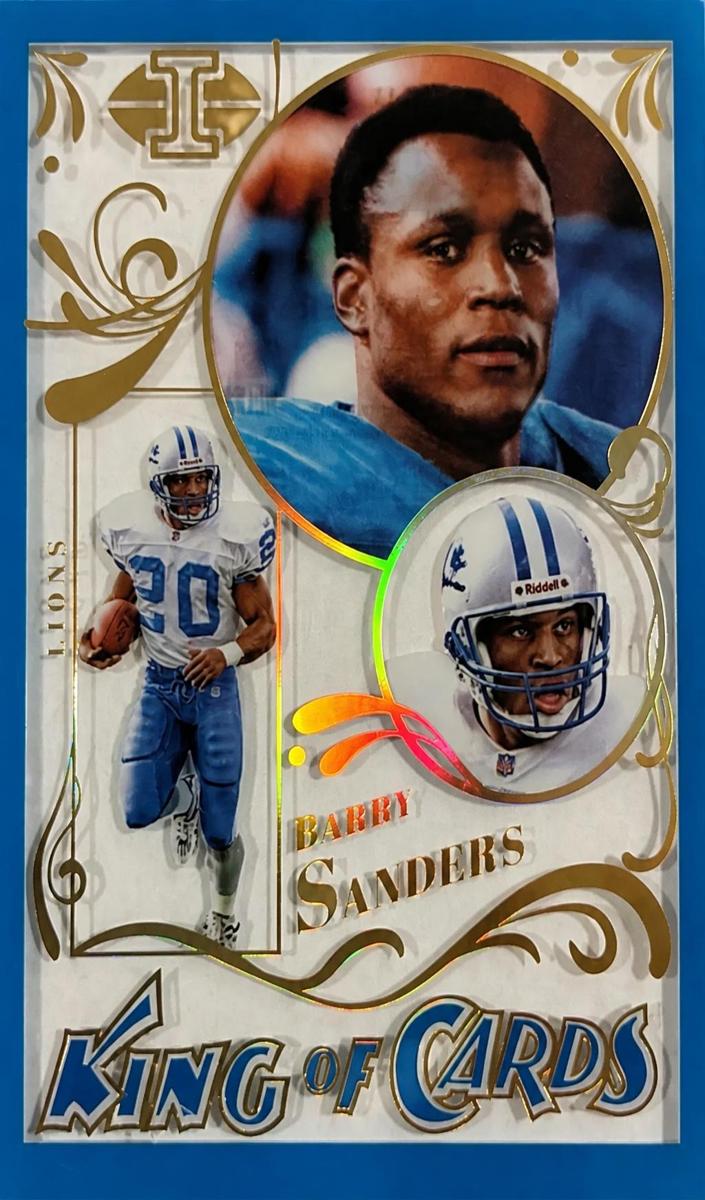 2022 Panini Illusions Football Light Blue Barry Sanders #KC-13