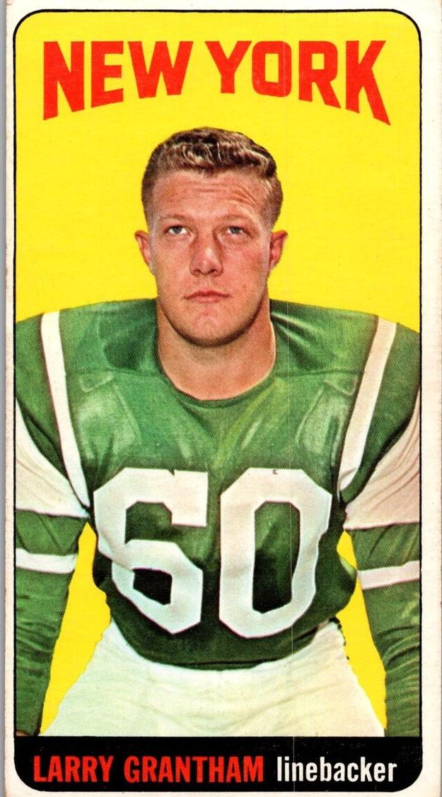 1965 Topps Football Larry Grantham #114 PSA 7.5