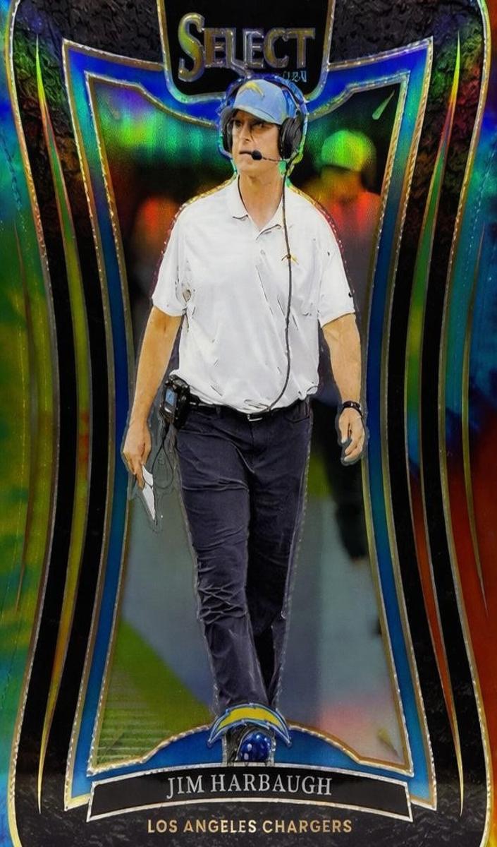 2024 Panini Select Football Tie-Dye Jim Harbaugh #375