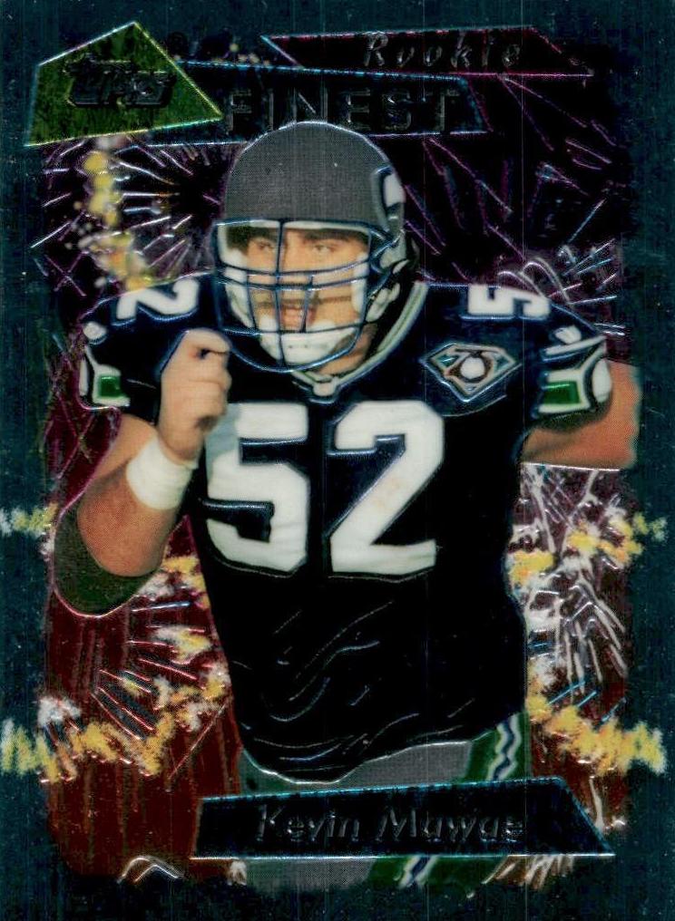1995 Topps Finest Football Kevin Mawae #162 PSA 9