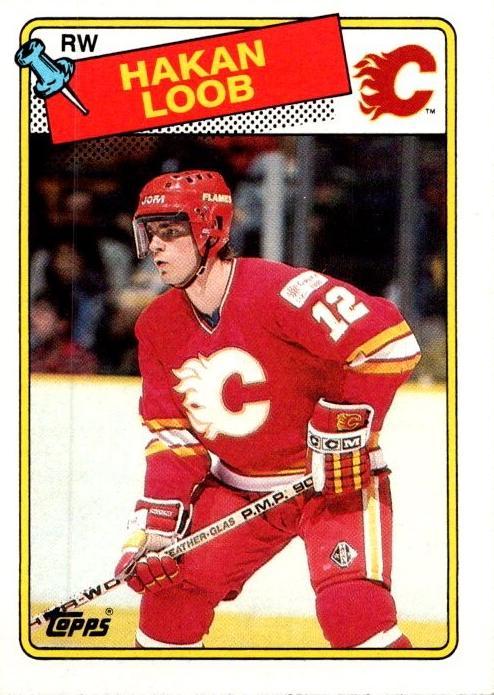1988 Topps Hockey Hakan Loob #110