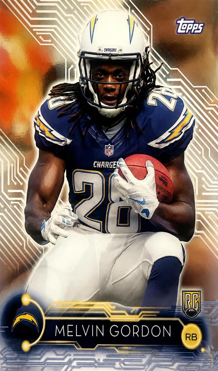 2015 Topps Football Melvin Gordon #3 PSA 9