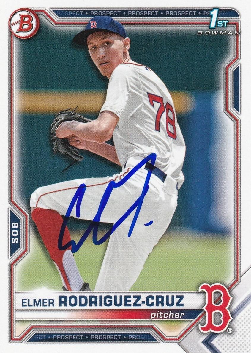2021 Bowman Draft Baseball Elmer Rodriguez-Cruz #BD-37