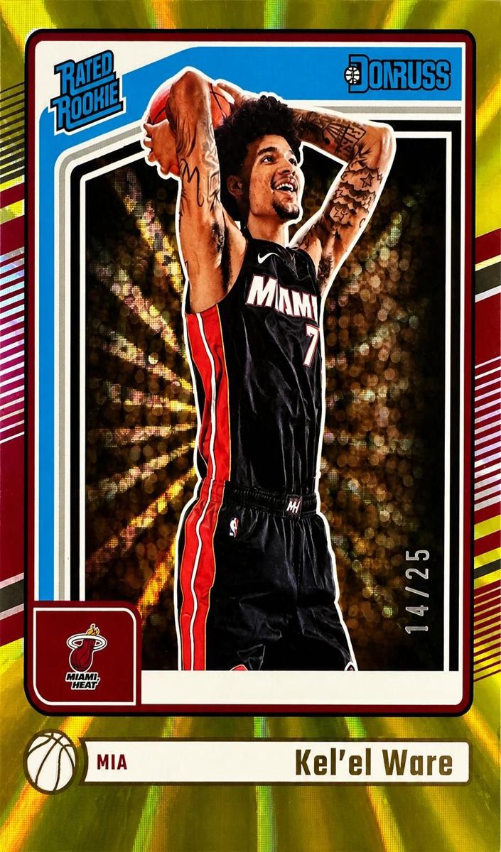 2024 Panini Donruss Basketball Holo Yellow Laser Kel'el Ware #221
