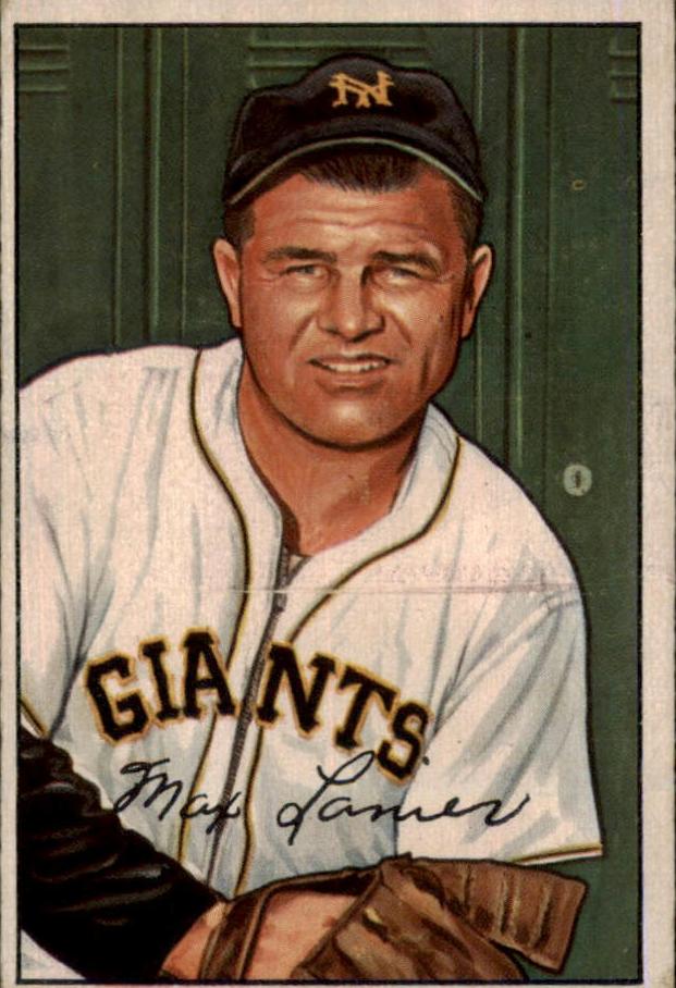 1952 Bowman Baseball Max Lanier #110