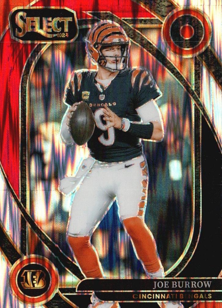 2024 Panini Select Football Black and Red Shock Joe Burrow #230