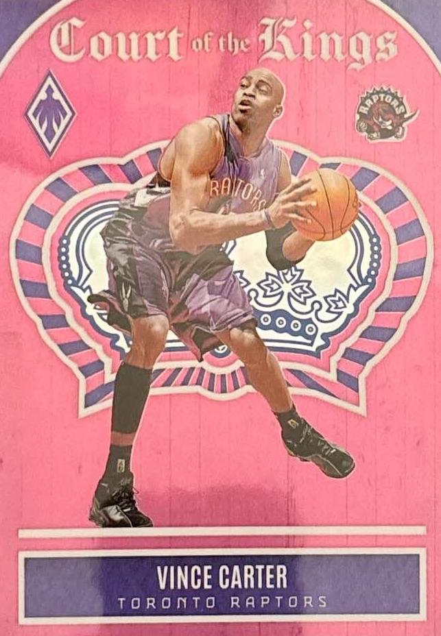 2023 Panini Phoenix Basketball Pink Vince Carter #15