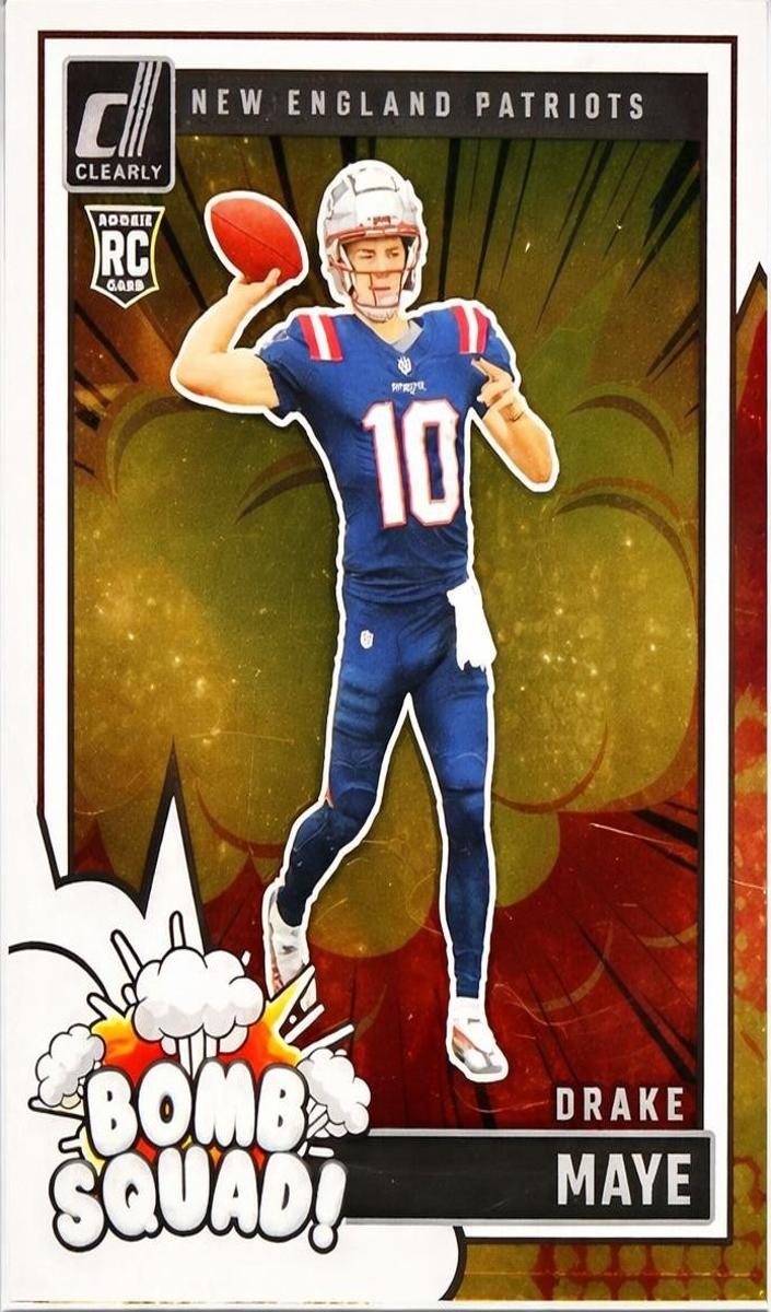 2024 Panini Clearly Donruss Football Drake Maye #3