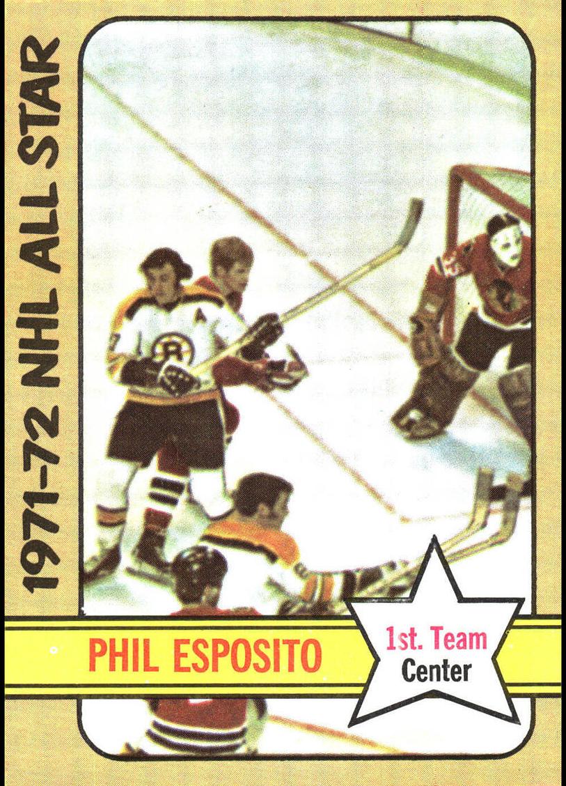 1972 Topps Hockey Phil Esposito #124 SGC 9