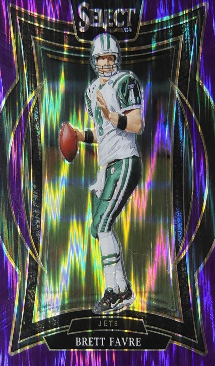 2024 Panini Select Football Purple Shock Brett Favre #12