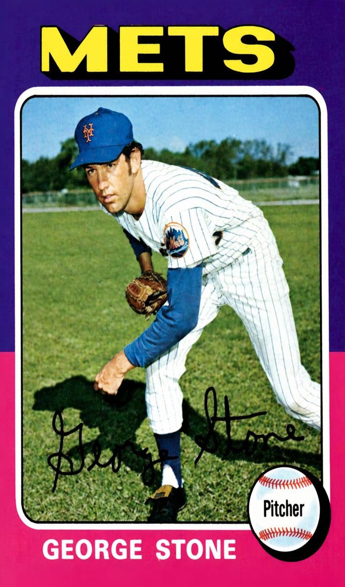 1975 O-Pee-Chee Baseball George Stone #239