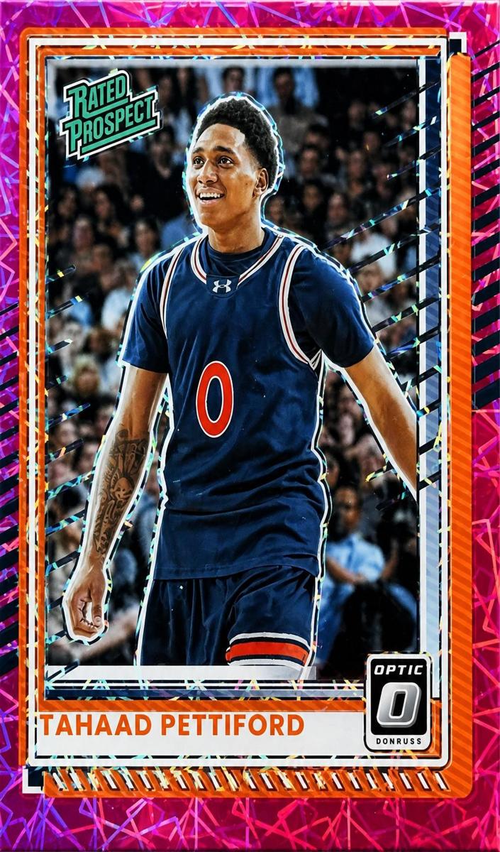 2025 Panini Donruss Basketball Pink Velocity Tahaad Pettiford #53