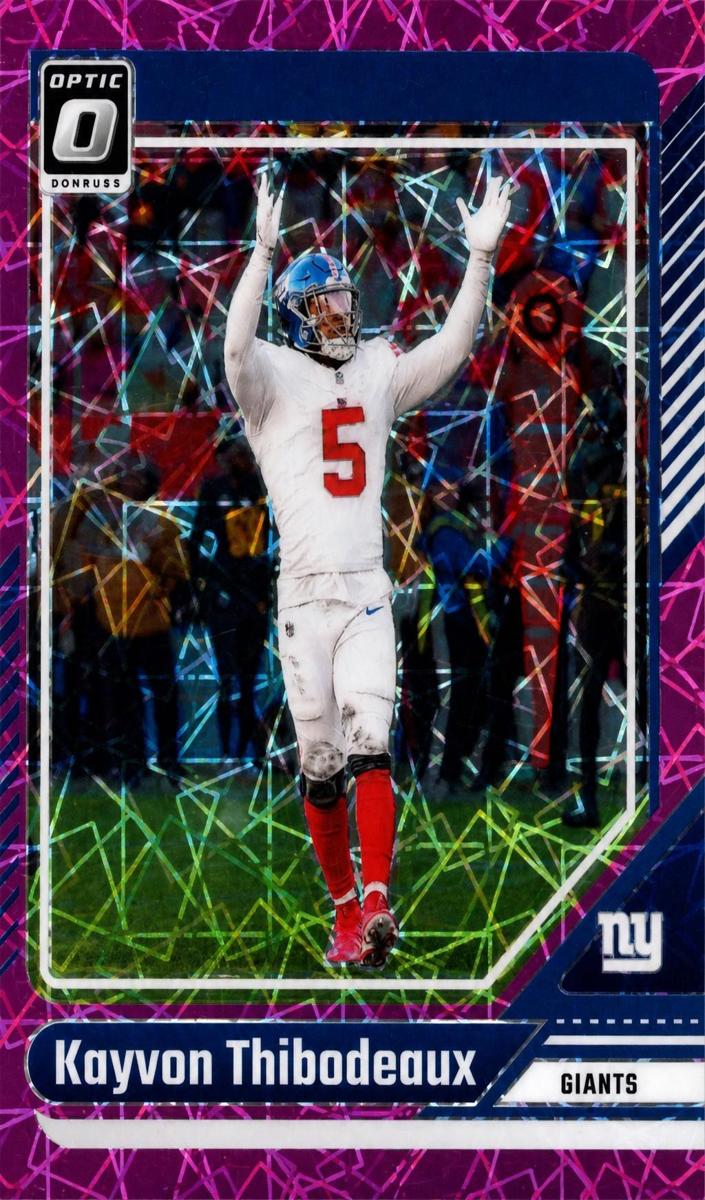 2024 Donruss Optic Football Pink Velocity Kayvon Thibodeaux #150