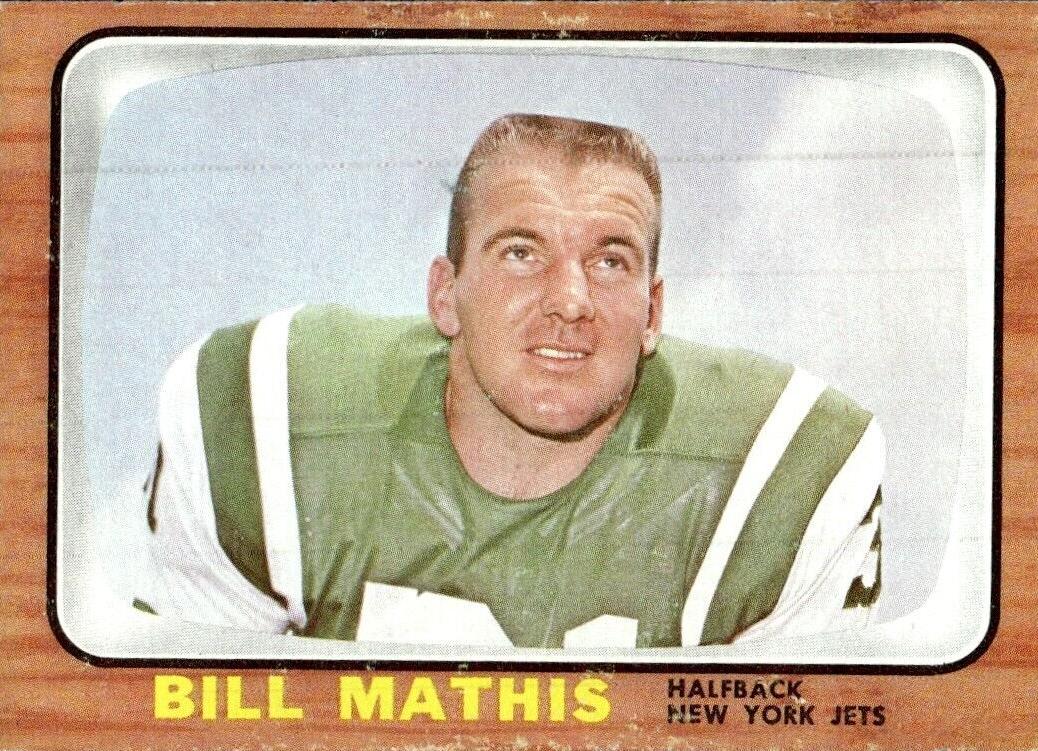 1966 Topps Football Bill Mathis #94
