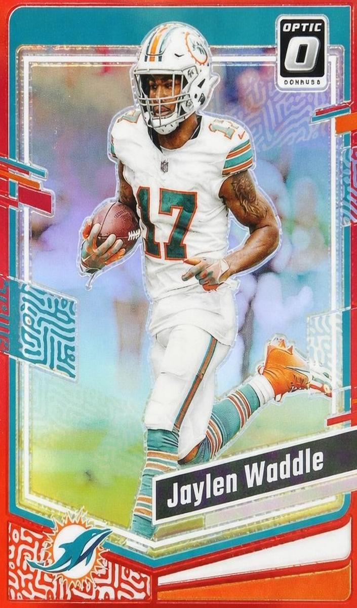 2023 Donruss Optic Football Red Jaylen Waddle #116