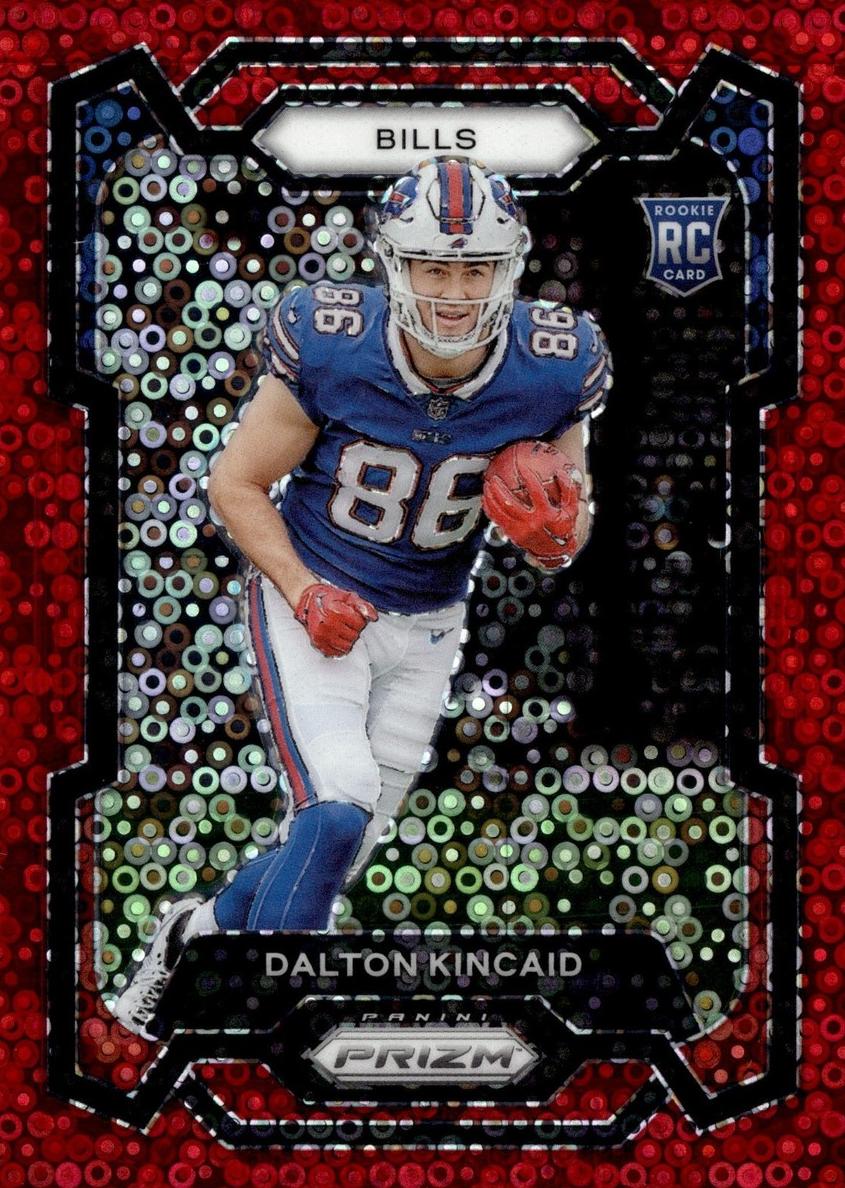 2023 Panini Prizm Football No Huddle Red Dalton Kincaid #308