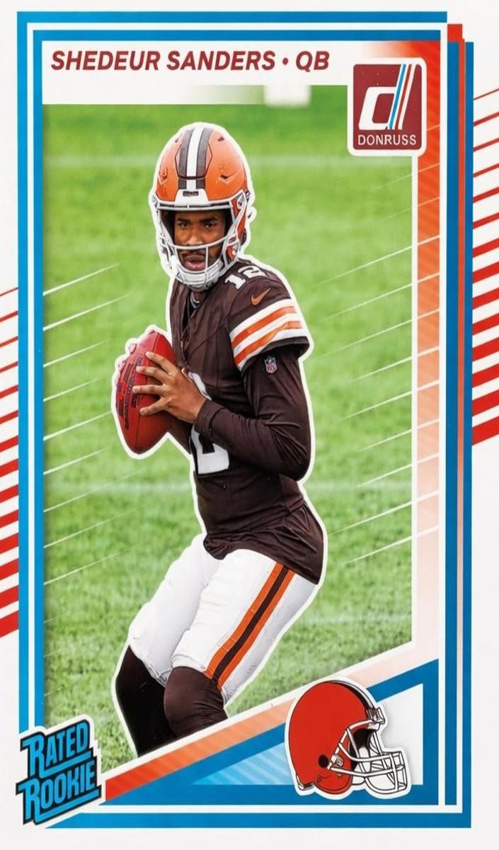 2025 Panini Donruss Football Aqueous Test Shedeur Sanders #306