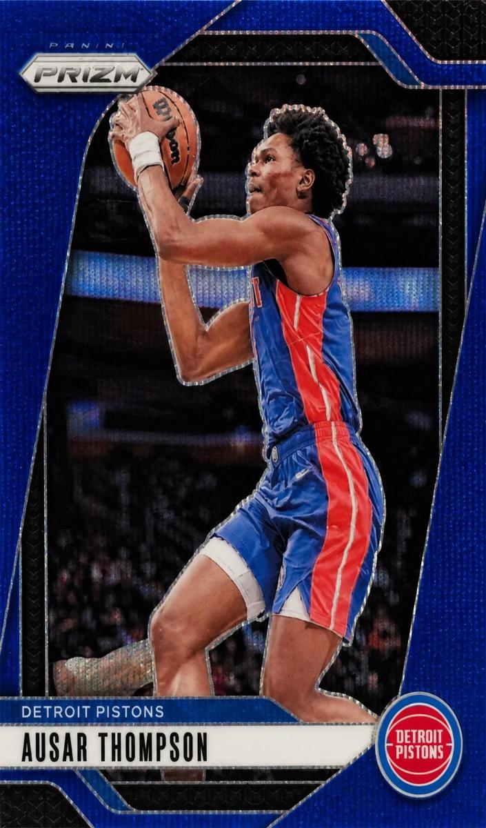 2024 Panini Prizm Basketball Blue Wave Ausar Thompson #147