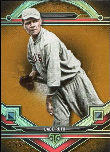 2024 Topps Triple Threads Baseball Gold Babe Ruth #61