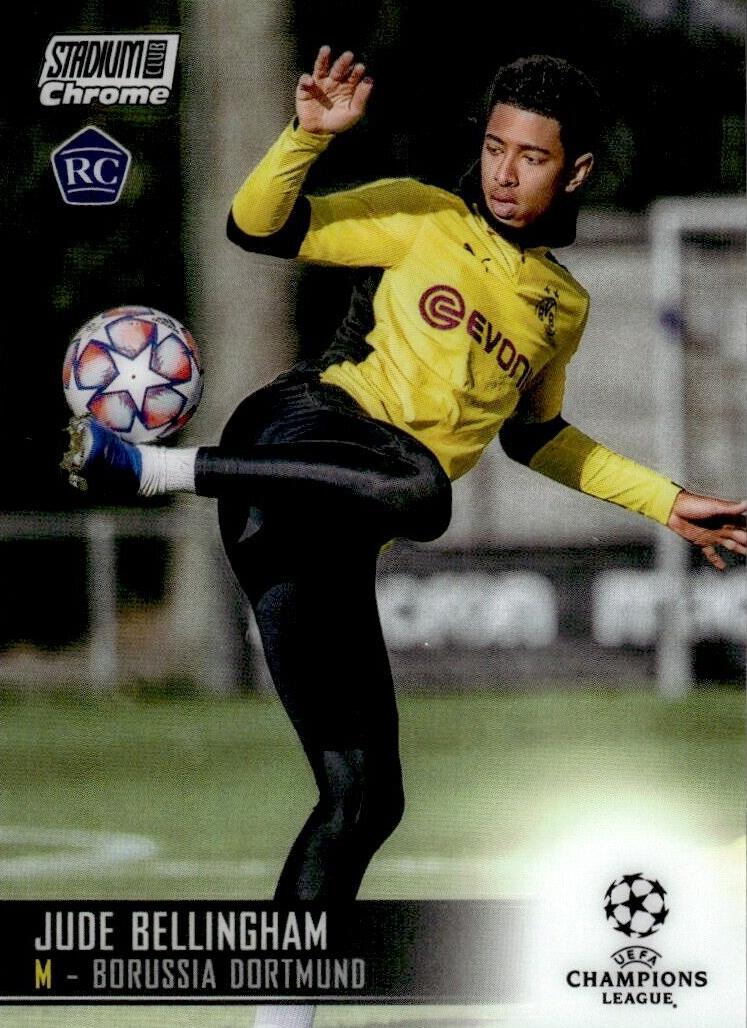 2020 Topps Stadium Club Chrome UEFA Champions League Soccer Jude Bellingham #54