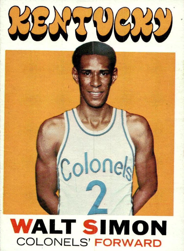 1971 Topps Basketball Walt Simon #214